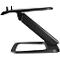 Support pour ordinateur portable Fellowes Hana™ LT, pour 1 ordinateur portable jusqu'à 19' &amp; jusqu'à 4,5 kg, réglable en hauteur/rotatif, gestion des câbles, L 342 x P 396 x H 102 mm, noir