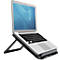 Support pour ordinateur portable Fellowes I-Spire™ Quick Lift, pour ordinateurs portables jusqu'à 17″ et jusqu'à 4,5 kg, réglage manuel de la hauteur et de l'angle en 7 étapes, pliable, noir.