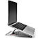 Support pour ordinateur portable Kensington SmartFit® Easy Riser™ Go 14', pour ordinateurs portables et tablettes jusqu'à 14', réglable en hauteur et inclinable manuellement, pliable, ergonomique.