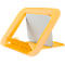Support pour ordinateur portable Leitz Ergo Cosy, pour ordinateurs portables de 13' à 17', réglable en hauteur, pliable, L 312 x P 247 x H 50 mm, jaune