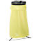 Support pour sac poubelle de 120 litres, avec couvercle noir