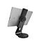 Support pour tablette Cling Compulocks, pour montage mural ou sur table, orientable à 360°, acier, noir