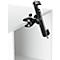 Support pour tablette Durable TOUGH CLAMP XL, pour 1 tablette de 7 à 13', montage sur étagères/tables, pivotant à 360°, inclinable/pivotant, avec pince, noir