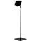 Support pour tablette Durable TOUGH FLOOR, pour 1 tablette de 7 à 13', support au sol, pivotant à 360°, guide-câble, antivol, noir