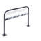Support pour trottinettes - acier thermolaqué - bilatéral - 12 places - protection antivol - noir anthracite