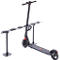 Support pour trottinettes - acier thermolaqué - unilatéral - 6 places - protection antivol - noir anthracite