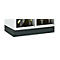 sur socle, noir, 830 mm de large