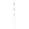 Susanna kapstokpaneel, wandbevestiging, 3 opklapbare haken, tot 5 kg, B 150 x D 30 x H 1700 mm, MDF, wit