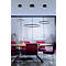 Suspension à LED TITUS, réglable en hauteur, intensité lumineuse variable en continu, LED interchangeables, Ø 400 mm
