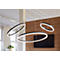 Suspension à LED TITUS, réglable en hauteur, intensité lumineuse variable en continu, LED interchangeables, Ø 400 mm