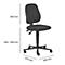 Black office chair with height information: 460 mm, 440-590 mm and dimensions: 470 mm x 460 mm.