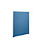 Sys 50 scheidingswand, B 1000 mm x H 1200 mm, blauw