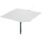 Systeemhoekplaat, CAD, voet, B 1200 mm x D 1200 mm, lichtgrijs/antraciet
