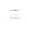 Système de couverture WSM Köln K2 b/c, L 2165 x P 2165 x H 2510 mm, kit, blanc trafic RAL 9016