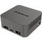 Système de partage d'écran Legamaster Airserver Connect 3, 3840 x 2160 px, jusqu'à 12 flux simultanés, HDMI/USB/LAN/Wi-Fi, L 78 x P 78 x H 34 mm, noir