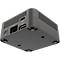 Système de partage d'écran Legamaster Airserver Connect 3, 3840 x 2160 px, jusqu'à 12 flux simultanés, HDMI/USB/LAN/Wi-Fi, L 78 x P 78 x H 34 mm, noir