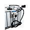 Système de pompe pour fûts de 220 l CEMO Cematic Blue, tuyau d'aspiration 0,5 m, raccord AF2 et tuyau d'aspiration, pistolet automatique, 30l/min
