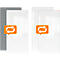 Système de tableau blanc et de tableau de notes mobile Nobo Move &amp; Meet, 2 tableaux blancs, 2 tableaux de notes, 900 x 1800 mm, magnétique, mobile