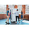 Système de tableau blanc et de tableau de notes mobile Nobo Move &amp; Meet, 2 tableaux blancs, 2 tableaux de notes, 900 x 1800 mm, magnétique, mobile