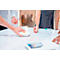 Système de tableau blanc et de tableau de notes mobile Nobo Move &amp; Meet, 2 tableaux blancs, 2 tableaux de notes, 900 x 1800 mm, magnétique, mobile