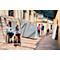 Système de tableau blanc et de tableau de notes mobile Nobo Move &amp; Meet, 2 tableaux blancs, 2 tableaux de notes, 900 x 1800 mm, magnétique, mobile