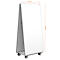 Système de tableau blanc mobile Nobo Move &amp; Meet, tableau blanc double face, 900 x 1800 mm, magnétique, mobile