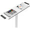 Système de tableau blanc mobile Nobo Move &amp; Meet, tableau blanc double face, 900 x 1800 mm, magnétique, mobile