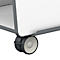 Système de tableau blanc mobile Nobo Move &amp; Meet, tableau blanc double face, 900 x 1800 mm, magnétique, mobile