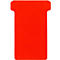 T-sleufkaarten, formaat 2, B 48 x H 85 mm, voor paneelelementen 63/48 mm, etiketteerbaar, FSC®-gecertificeerd papier, rood, 100 st.
