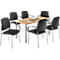 Table + 6 chaises SSI-PROLINE, hêtre