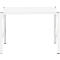 Table créative mobile ORDO Professional - acier - table de base - surface d'écriture amovible - l. 1060 x P 635 x H 825 mm - blanc trafic RAL 9016