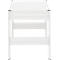 Table créative mobile ORDO Professional - acier - table de base - surface d'écriture amovible - l. 1060 x P 635 x H 825 mm - blanc trafic RAL 9016