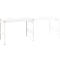 Table créative mobile ORDO Professional - acier - table de base - surface d'écriture amovible - l. 1060 x P 635 x H 825 mm - blanc trafic RAL 9016