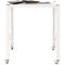 Table créative mobile ORDO Professional – acier - table de base - surface d'écriture amovible – l. 810 x P 635 x H 825 mm - blanc trafic RAL 9016