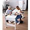 Table créative ORDO Professional, table d'extension, multifonctionnelle, surface d'écriture amovible, mobile, L 1010 x P 635 x H 825 mm, acier, blanc trafic RAL 9016