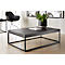 Table d'appoint en béton, 1200 x 750 x 380 mm, noir
