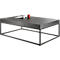 Table d'appoint en béton, 1200 x 750 x 380 mm, noir