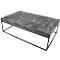 Table d'appoint en béton, 1200 x 750 x 380 mm, noir