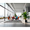 Table d'appoint LAZY Paperflow, forme trapézoïdale, MDF plaqué, cadre en acier, L 605 x P 500 x H 450 mm, noir/noir