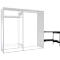 Table d'appoint Ordo Flex vélo et temps libre - l. 1360 x P 635 x H 825 mm - 1 tablette – noir profond mat RAL 9005