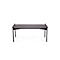 Table d'appoint Paperflow Meet, rectangle, MDF plaqué, cadre en acier, L 750 x P 500 x H 400 mm, noir/noir