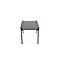 Table d'appoint Paperflow Meet, rectangle, MDF plaqué, cadre en acier, L 750 x P 500 x H 400 mm, noir/noir