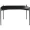 Table d'appoint Paperflow Meet, rectangle, MDF plaqué, cadre en acier, L 750 x P 500 x H 400 mm, noir/noir
