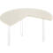 Table d'extension, Ø 1400 mm, coloris érable/blanc