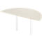 Table d'extension, Ø 1600 mm, décor érable/blanc