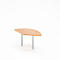 Table d'extension Ergo-T 2.0, angle 135°, pied en tube carré, L 800 x P 800 x H 718-898 mm, hêtre/alu blanc