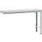 Table d'extension UNIVERSAL Spezial Manuflex, 1500 x 800 mm, mélaminé gris clair, argenté