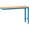 Table d'extension UNIVERSAL Spezial Manuflex, 1500 x 800 mm, multiplex nature, bleu clair