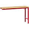 Table d'extension UNIVERSAL Spezial Manuflex, 1500 x 800 mm, multiplex nature, rouge rubis