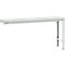 Table d'extension UNIVERSAL Spezial Manuflex, 1750 x 800 mm, mélaminé gris clair, gris clair